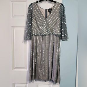 Adrianna Papell Sequin Cocktail Dress 10